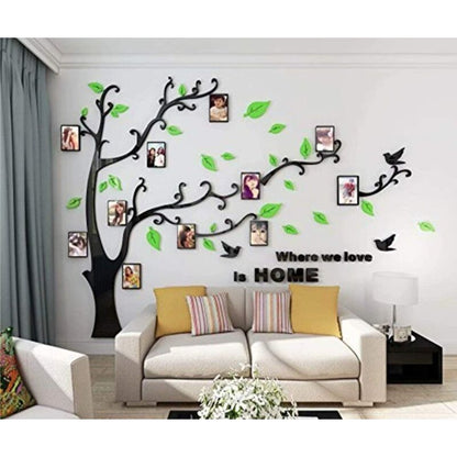 3D Tree Wall Stickers Diy Wall Decals Tree Wall Stickers Arts Decorations For Living ROom Bedroom (E Light V1188-MS-227-1286