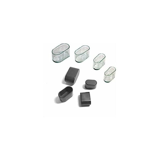 Chair Leg Caps, Oval Silicone Furniture Feet Pads Cover Table Protectors Floor Scratches, 8-24 V1188-MS-227-1294
