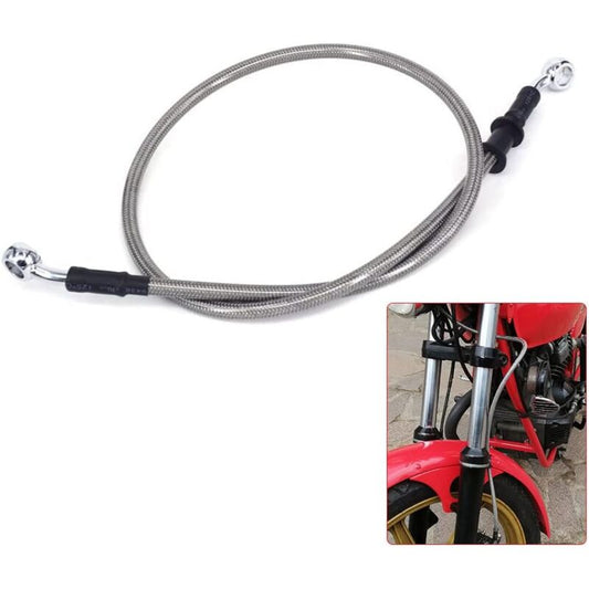 Motorcycle Brake Hose 120Cm, Hydraulic Clutch Hose Aviation Hose For Pit Bike Dirt Bike Enduro Motocross Atv V1188-MS-227-1295