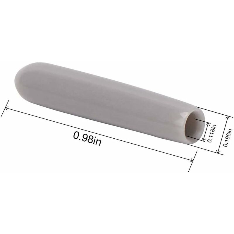 120 Pieces Dishwasher Caps, Inner Diameter 3Mm Pvc Protective Cover, Dish Basket, 325Mm (Grey) V1188-MS-227-1298