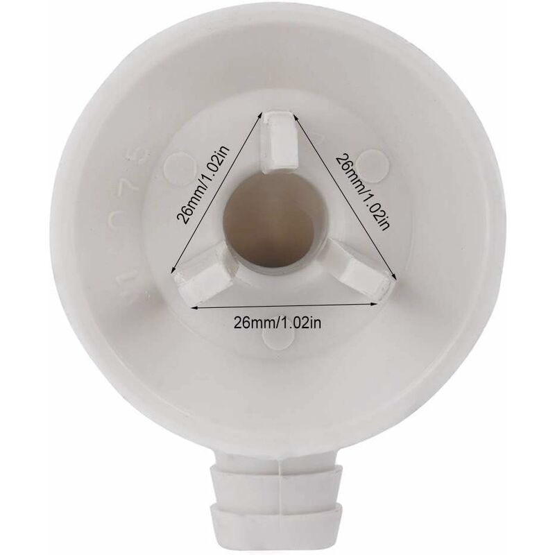 Air Conditioning Elbow Drain Nozzle, Air Conditioner Connector, Air Conditioner Adapter Outdoor Device Drain V1188-MS-227-1302