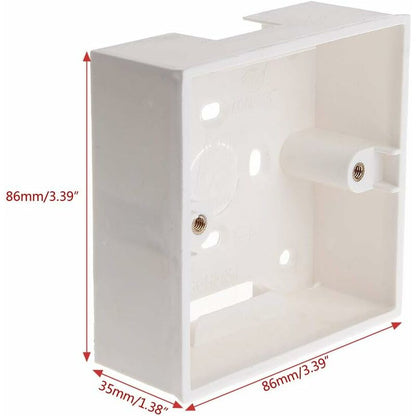 86X86Mm Pvc Wall Mount Junction Box For Switch Socket Base. V1188-MS-227-1310