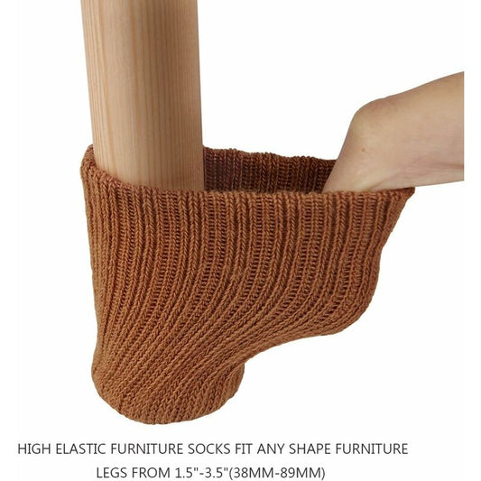 24 Pairs Non-Slip Knitted Furniture Socks For Chair Legs, Prevent Scratches And Reduce Noise, Move Easily, V1188-MS-227-1312