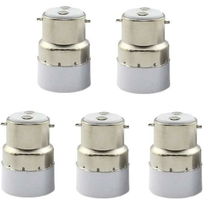 5 Pack B22 To E14 Light Bulb Socket Converter B22 Socket Adapter Convert To Standard E14 Lamp Holder V1188-MS-227-1316