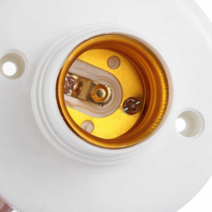 E27 Lamp Holder Screw Socket Plastic Wall Mount LED Bulb Base Converter Adapter Holders For E27 Bulb Plastic V1188-MS-227-1317