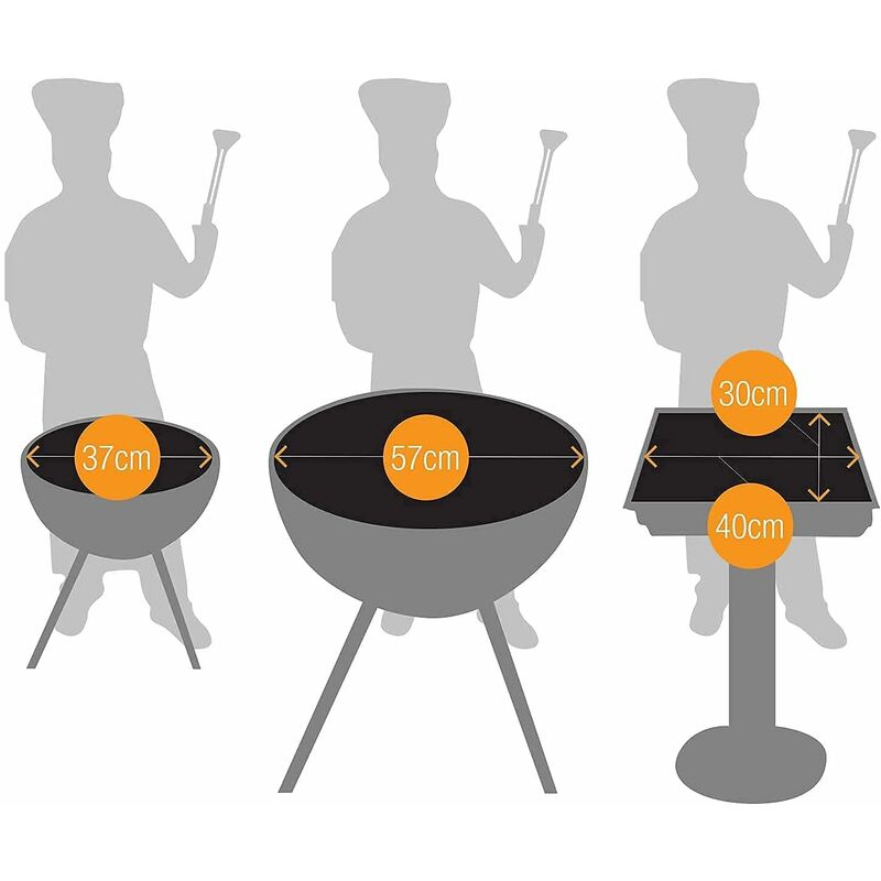 Teflon Bbq Baking Sheets (5 Pack) - Non-Stick Cooking Mat For Bbq, Grill & Oven (5X Rectangular 40X30Cm) V1188-MS-227-1319