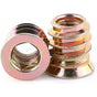 Pack Of 20 pcs M6/M8/M10 Zinc Alloy Threaded Hex Nut, Zinc Alloy Insert Nuts Assortment (M613Mm) V1188-MS-227-1321