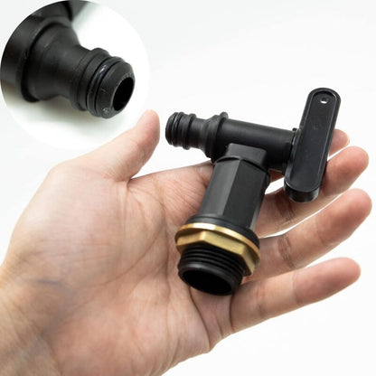 Rain Barrel Hose Tap/ 3/4 Bsp Thread Replacement Faucet Plastic Connector Snap-Fit Beer Home Brew V1188-MS-227-1323