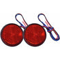 LED Trailer Lights, 2 pcs LED Trailer Tail Lights ROund Reflector Brake Light LED Clearance Light 12V For Car V1188-MS-227-1336