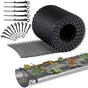 Plastic Gutter Guard, 18Cm X 8M, Heavy Duty Mesh Gutter Guard, Leaf Filter, (18Cm X 8M) V1188-MS-227-1342