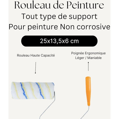Paint ROller With Handle - 25X13.5X6 Cm - Painting Work, Home, All Types Of Paint V1188-MS-227-1344