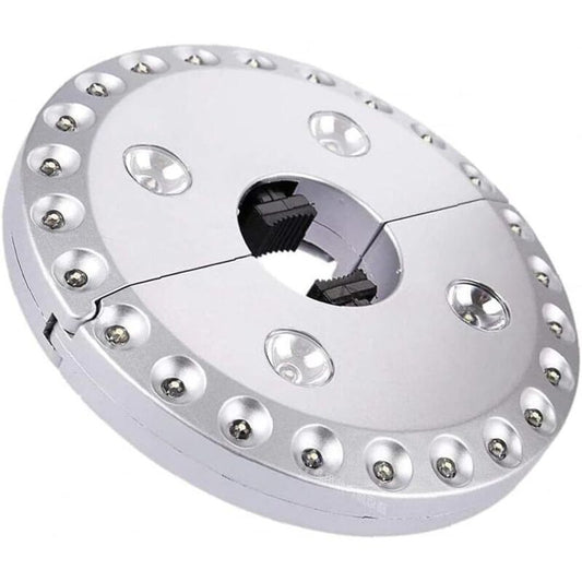 Camping Lights, LED Cordless Patio Umbrella Lights 3 Levels Dimmer Cordless Slide Light With 28 Super Bright V1188-MS-227-1352
