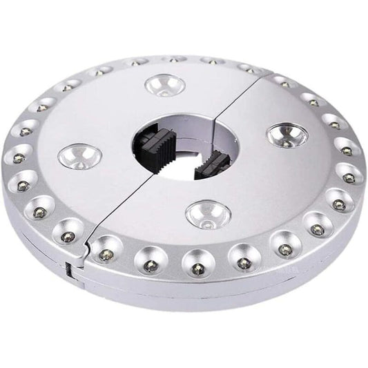 Camping Lights, LED Cordless Patio Umbrella Lights 3 Levels Dimmer Cordless Slide Light With 28 Super Bright V1188-MS-227-1352