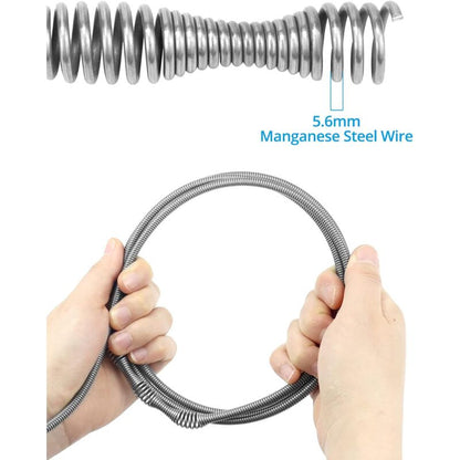 Drain Unblocker - 10M - Spiral Plumbing Snake For Bathtub Drain, Kitchen Sink V1188-MS-227-1358