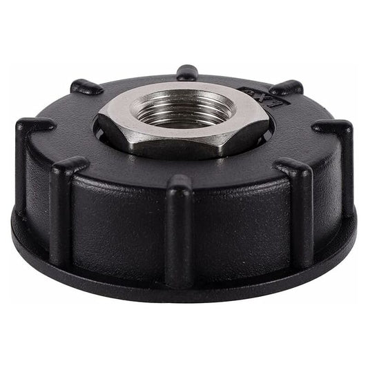 Ibc S60X6 Water Tank Adapter Coarse Thread With Hose Connector Stainless Steel Valve Spout Fittings (3/4" V1188-MS-227-1364