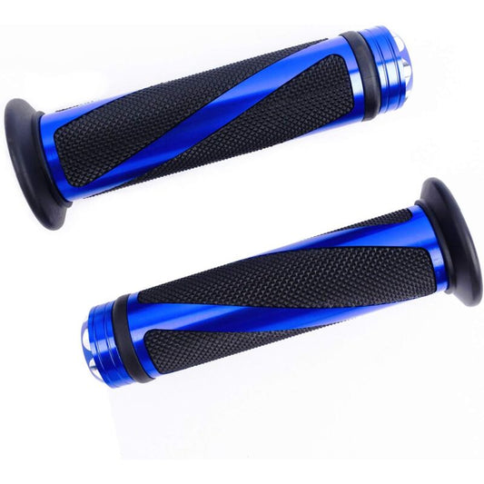2 pcs Motorcycle Handlebar Grips 22Mm 7/8" Rubber Anti-Slip Universal For Motorcycle Scooter Quad Cruiser Off V1188-MS-227-1365
