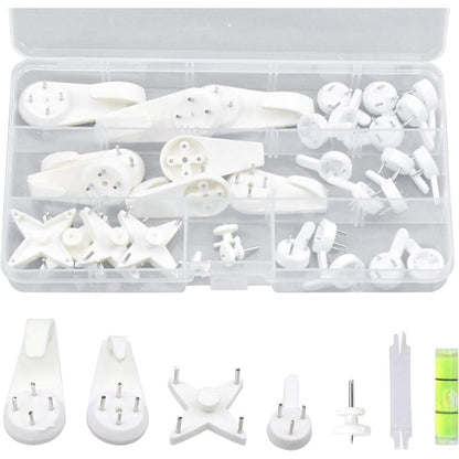 39 pcs Non-Trace Wall Mount Hooks, Picture Wall Hook, Picture Hanging Hook, Picture Hook, Wall Hooks For V1188-MS-227-1380