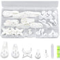 39 pcs Non-Trace Wall Mount Hooks, Picture Wall Hook, Picture Hanging Hook, Picture Hook, Wall Hooks For V1188-MS-227-1380