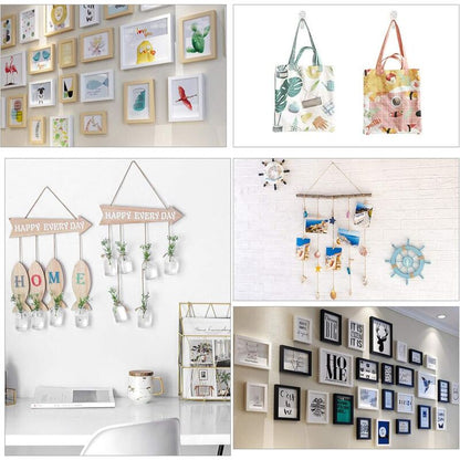 39 pcs Non-Trace Wall Mount Hooks, Picture Wall Hook, Picture Hanging Hook, Picture Hook, Wall Hooks For V1188-MS-227-1380