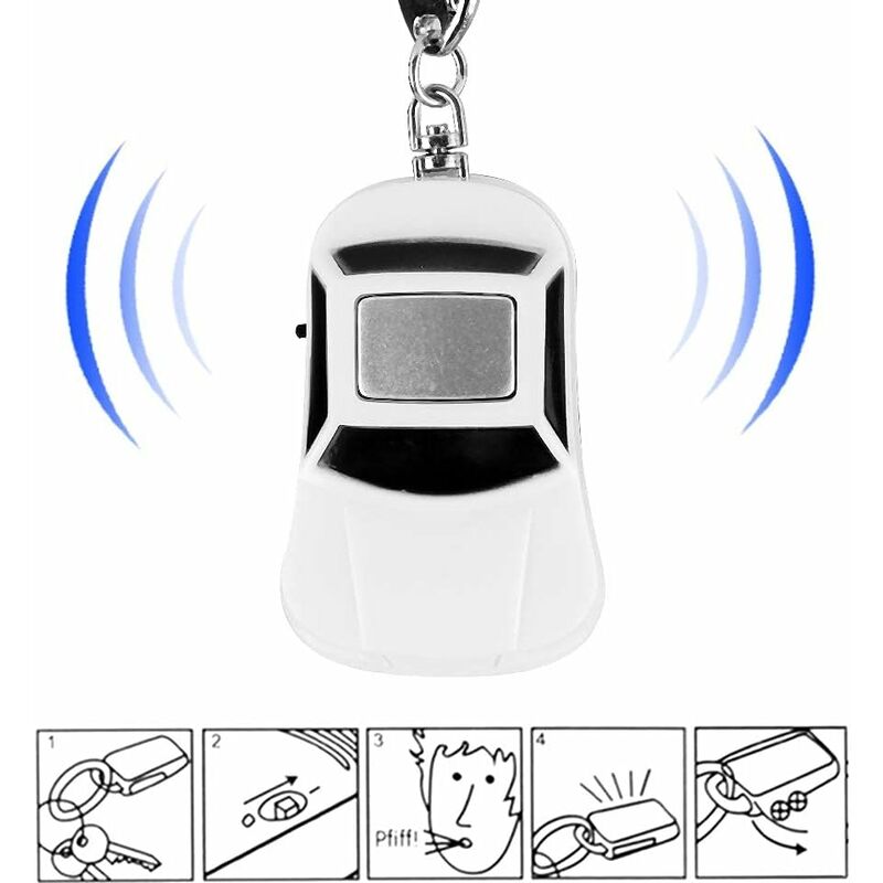 Key Finder, Key Finder With LED Flashlight, For Keys, Dogs, Cats, Wallets, Voice Control Keychains V1188-MS-227-1387