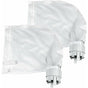2 Pack Pool Cleaner Filter Bags Fits Polaris360 And 380 Pool Cleaner Zippered And Adjustable Design In White V1188-MS-227-1388