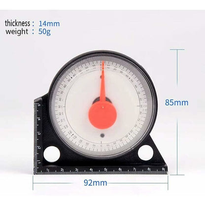 Mini Inclinometer Measuring Tool Tilt Level Protractor Angle Finder Clinometer Slope Angle Meter With V1188-MS-227-1389