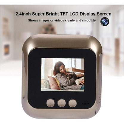 Door Viewer 2.4 Inch Hd Display Screen Smart Home Doorbell Security Camera Electronic Door Viewer For Home V1188-MS-227-1391