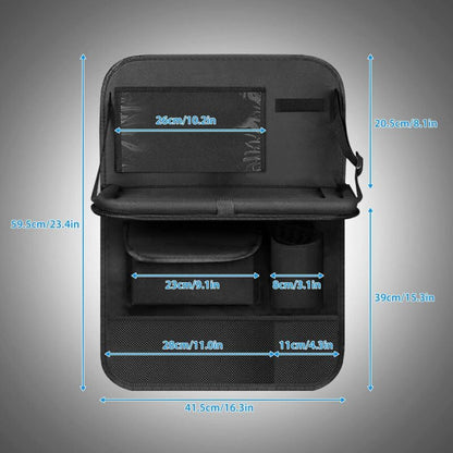 Car Organizer For Kids, Back Seat Protector With Clear Pocket, Organizer With Tray And Phone/Ipad V1188-MS-227-1393