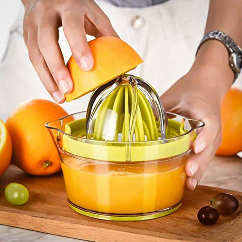 Multifunction Manual Juicer, 4 In 1 Citrus Juicer For Oranges, Lemons, Citrus Fruits, With 1 Reamer, Engraved V1188-MS-227-1395