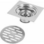Floor Drain Stainless Steel Thick Anti-Odor Square Shower Drain For Bathroom 100Mm (Style : 2) V1188-MS-227-1407