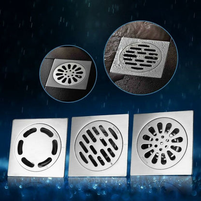 Floor Drain Stainless Steel Thick Anti-Odor Square Shower Drain For Bathroom 100Mm (Style : 2) V1188-MS-227-1407