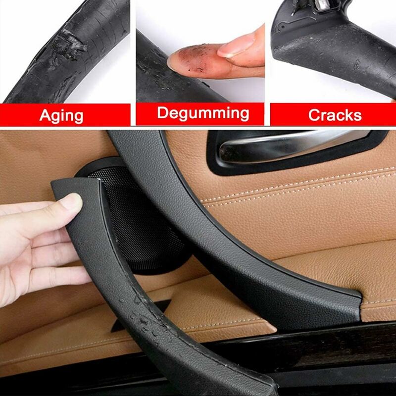 Compatible With 3 Series E90/E91/E92/E93 Door Handle, Right Passenger Door Pull Handle + Outer Cover (Fit 3 V1188-MS-227-1409