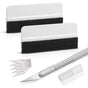 Car Accessories Squeegee Kit, With Felt Squeegee, Hobby Knife For Application Or Scraping With Cutter And V1188-MS-227-1416