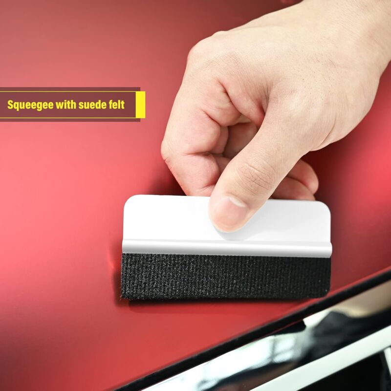 Car Accessories Squeegee Kit, With Felt Squeegee, Hobby Knife For Application Or Scraping With Cutter And V1188-MS-227-1416