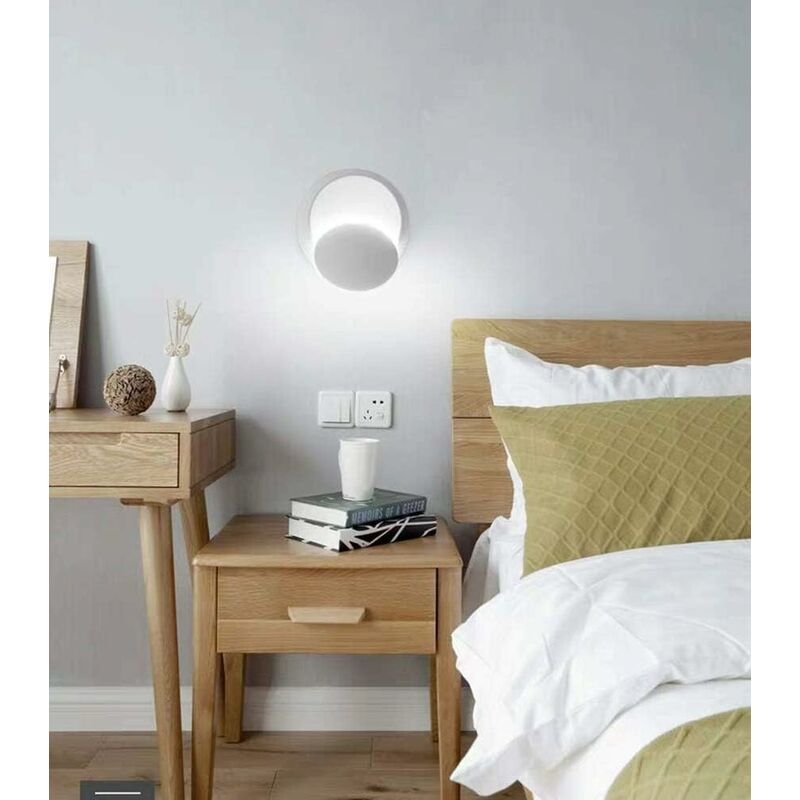 Indoor Wall Lights White LED Wall Lamp 5W Modern Wall Light Warm White Creative 2 In 1 Iron Wall Sconce LED V1188-MS-227-1419