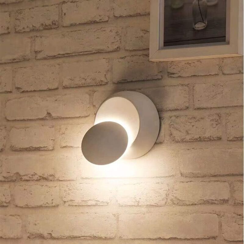 Indoor Wall Lights White LED Wall Lamp 5W Modern Wall Light Warm White Creative 2 In 1 Iron Wall Sconce LED V1188-MS-227-1419