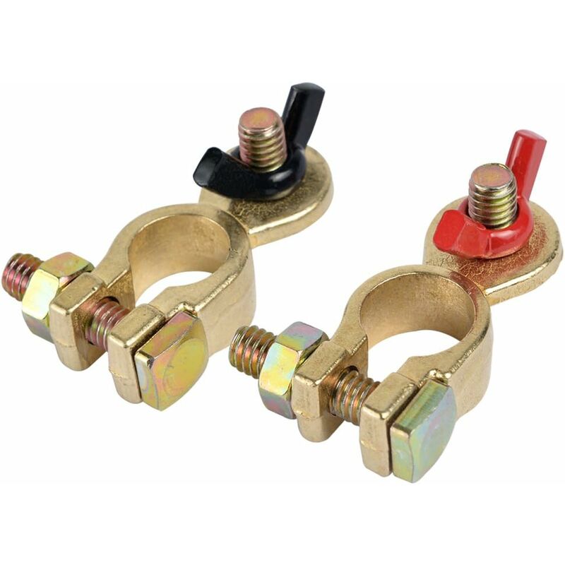 12V/24V Battery Terminal Battery Terminals Battery Connectors With Wing Nut(1 Pair) V1188-MS-227-1427