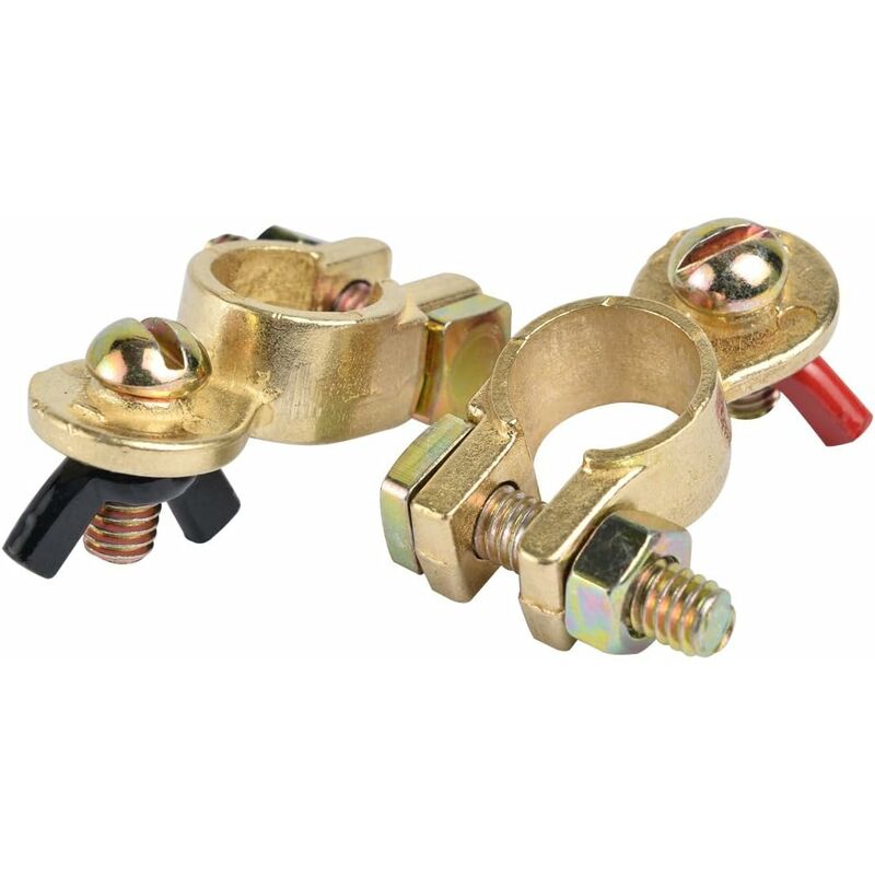 12V/24V Battery Terminal Battery Terminals Battery Connectors With Wing Nut(1 Pair) V1188-MS-227-1427