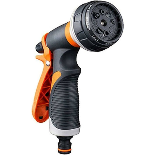 Garden Hose Nozzle, 8 Watering Modes Multifunctional Garden Sprayer, Comfort Plastic Spray Gun, Ideal Car V1188-MS-227-1430