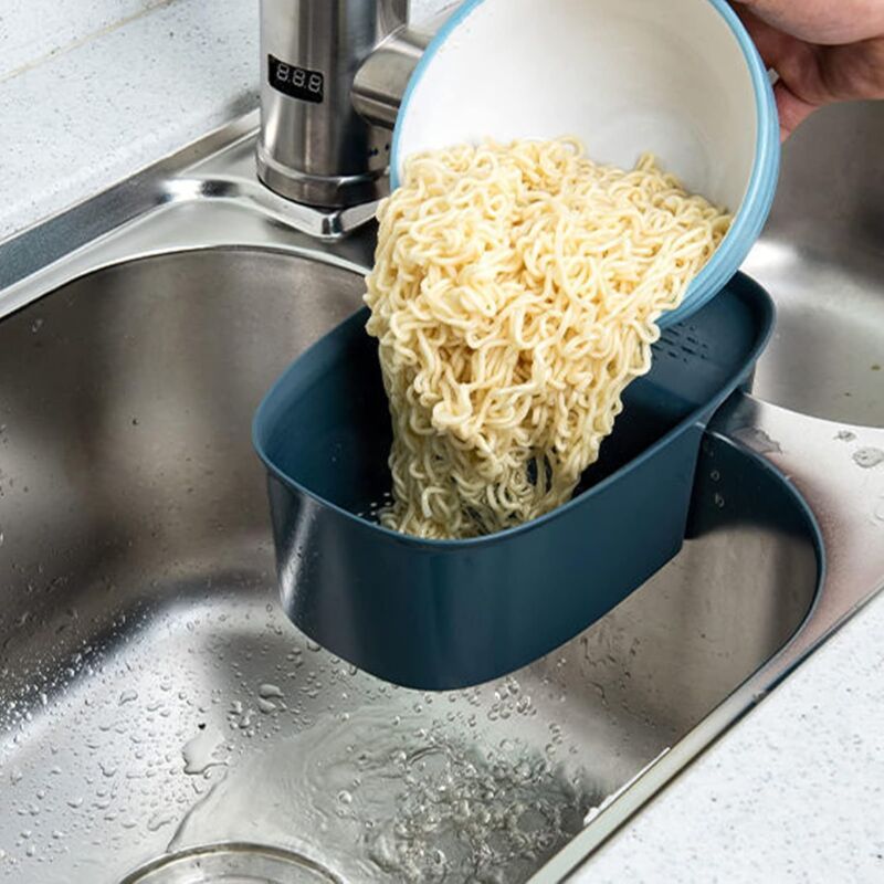 Kitchen Drain Baskets, Hanging Sink Basket Drain Holder Hanging Storage Shelf Sponge Holder Sink Drain Basket V1188-MS-227-1436