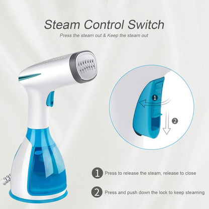 Garment Steamer 1000W 280Ml Handheld Vertical Iron Portable Ironing Wrinkle Remover Fast Heating For Fabric V1188-MS-227-1447