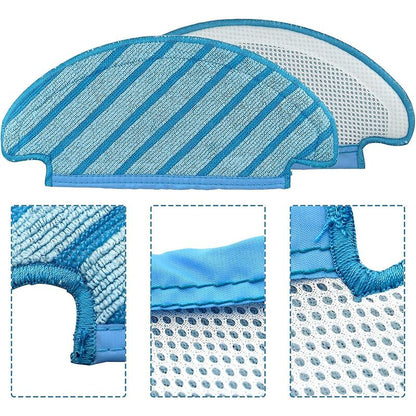 10 pcs Washable Cloth Mop Pads RObot Vacuum Cleaner Replacement Parts V1188-MS-227-1449