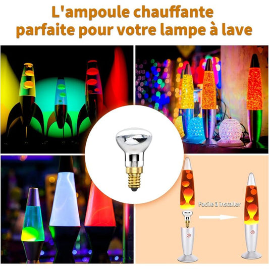25W E14 Lava Lamp Bulb R39 Reflector Incandescent Bulb 25W E14 R39 Lava Lamp Bulb (4 pcs) [Energy Class A++] V1188-MS-227-1451