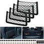 4 Pack Car Storage Net, Trunk Storage Net, Car Trunk Net, With Screws, Hook, Car Pocket Organizer Bag For V1188-MS-227-1454