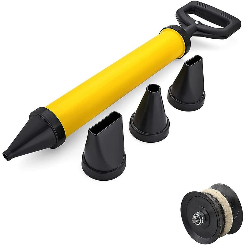 Cement Grout Gun Mortar Joint Gun - Manual Mortar Pump With 4 Nozzles - Mortar Gun With Accessories V1188-MS-227-1456