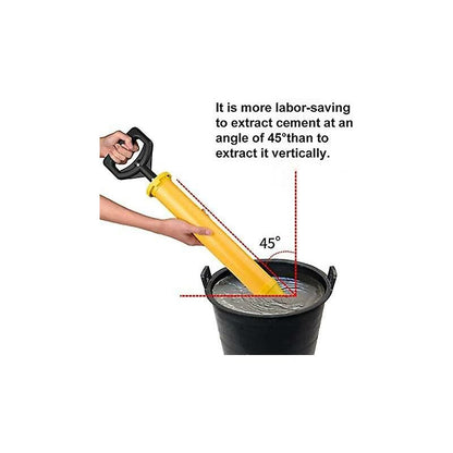 Cement Grout Gun Mortar Joint Gun - Manual Mortar Pump With 4 Nozzles - Mortar Gun With Accessories V1188-MS-227-1456
