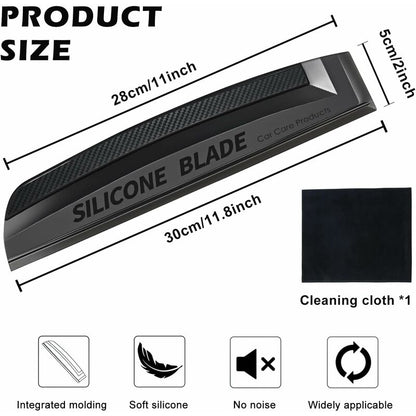 Car Silicone Squeegee - Silicone Scraper For Car: Silicone Squeegee, Car Squeegees, Window Wiper For Car Body V1188-MS-227-1459