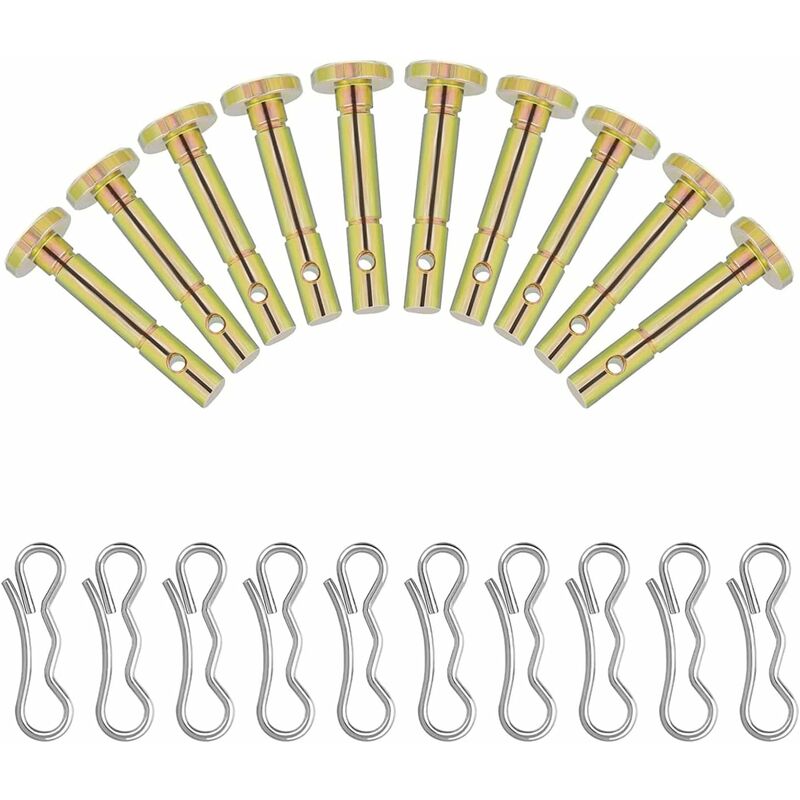 10 pcs Shear Pins, Replacement Cotter Pins, Replacement Shear Pin, For Spare Parts, Snow Blower Replacement V1188-MS-227-1460