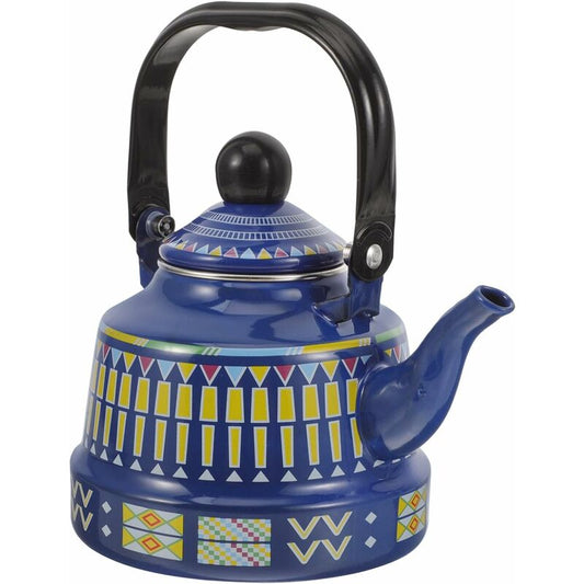 Enamel Water Kettle 1.1L Enamel Teapots Vintage Stovetop Kettles Large Capacity Coffee Pots Boiling Kettle V1188-MS-227-1465
