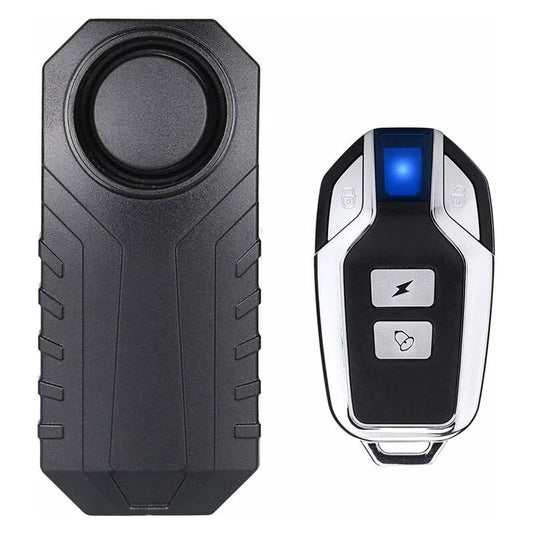 Wireless Motorcycle/Bike Security Anti-Theft Alarm With Remote Control, Ip55 Waterproof, 113 Db Super Loud V1188-MS-227-1466